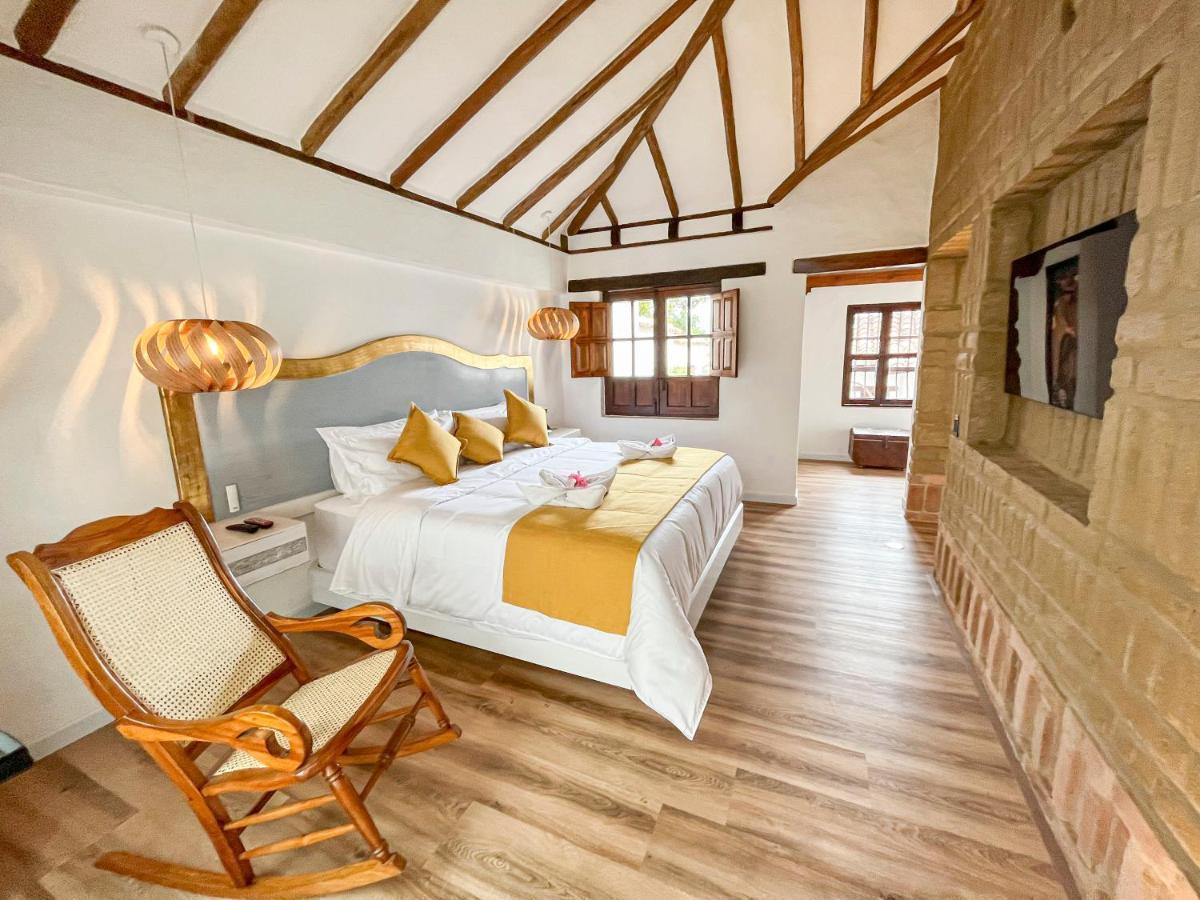 Hotel Boutique El Carmel 비야 데 레이바 외부 사진