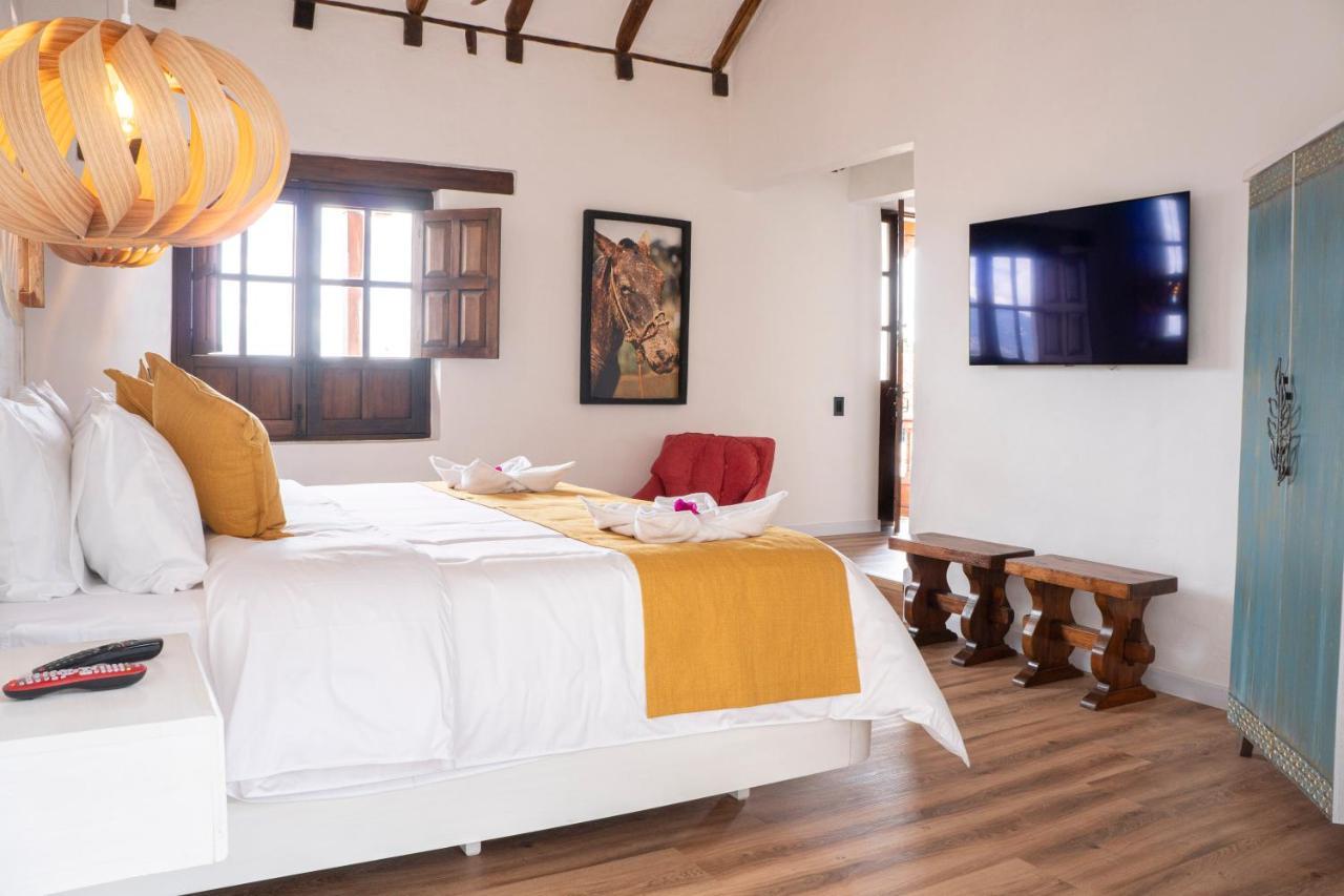 Hotel Boutique El Carmel 비야 데 레이바 외부 사진